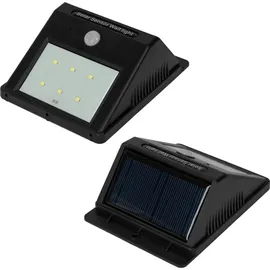 Tectake tectake® 10er-Set Solarlampe mit Bewegungsmelder, Erfassungswinkel 120°, einfache Montage, 9,7 x 5,1 x 12,4 cm