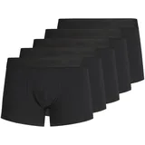 JACK & JONES Tone In Tone Boxershorts 5 Einheiten Black / Detail Black / Black M