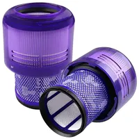 Sichler Haushaltsgeräte 2er-Set HEPA-Filter für Dyson V11-Modelle, waschbar, Reinigungsbürste