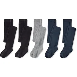 Tchibo - 5 Paar Kinder-Strumpfhosen - Herren - Gr. 146/152 - schwarz
