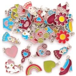 Prinzessin Charms  (pro Set 30) Schmuck Basteln