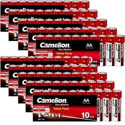 Camelion Plus AA Mignon LR6 Alkaline Batterien - 100er Folienverpackung