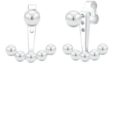 Elli Ear Jacket Kugeln Trend 925 Sterling Silber Ohrringe   Damen 