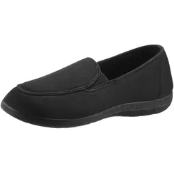 Hausschuh CLASSIC, Damen, Gr. 37, schwarz, Textil, Schuhe Slipper Hausschuh