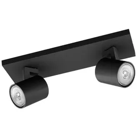 Philips Runner 2-flammig rund schwarz
