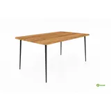 byoak Esstisch Wildeiche, Holz, Echtholz,Wildeiche, 80x78x110 cm, Esszimmer, Tische, Esstische