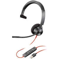 Plantronics Poly Blackwire 3310 – 3300 Series – Headset – On-Ear