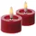 441 LED Teelichter Lina 4,5 cm rot 2 St.