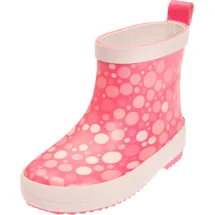 Playshoes Gummistiefel Tupfen Koralle 24