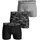 Björn Borg Boxershorts 3er Pack Schwarz / Grau / Mehrfarbig M