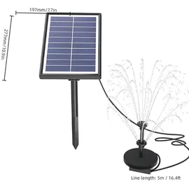 acagala Solar-Wasserpumpe 7 W