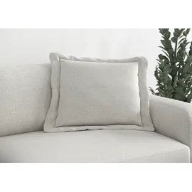 TRENDMANUFAKTUR Kissenbezug Bourbon 70 x 70 cm Silber