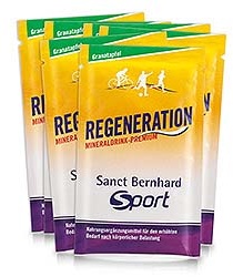 Sanct Bernhard Sport Bevanda minerale rigenerante Premium - 11 bustine - 220 g