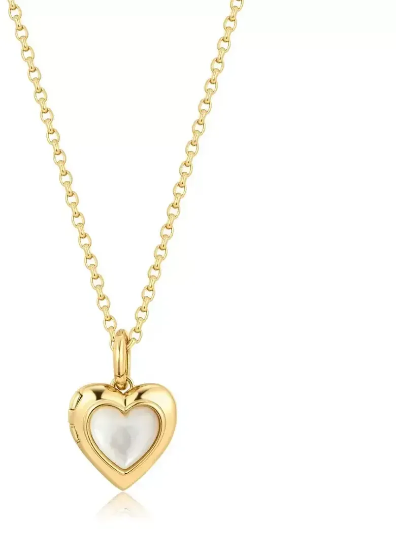 ANIA HAIE - NECKLACE - MOTHER'S DAY - Heart Locket - gold
