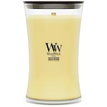 Woodwick Yuzu & Vetiver große Kerze 3 - 4 h