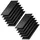 Vicco Wandpaneele Akustik Eiche Schwarz 12 St. 12 x 12 x 1,5 cm