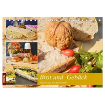 Calvendo Brot und Gebäck. Feines aus der Backstube (Tischkalender 2026 DIN A5 quer), CALVENDO Monatskalender: