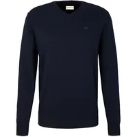 Tom Tailor Strickpullover Basic Pullover V-neck