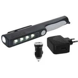 LEDS WORK LED Akku Handleuchte schwarz