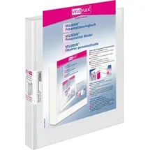Veloflex Präsentationsringbuch VELODUR 4144190, 4Ringe 16mm ws