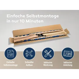 Betten-ABC MaDeRa 7-Zonen-Lattenrost zur Selbstmontage 100 x 200 cm