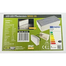 ChiliTec LED Pflasterstein 20x10x7cm neutralweiß 180lm