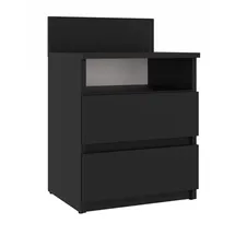 magowa Nachtschrank Malwa M1 40 x 32 x 59 cm Schwarz