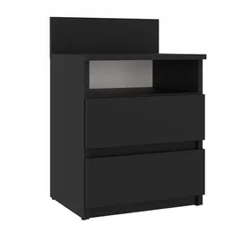 magowa Nachtschrank Malwa M1 40 x 32 x 59 cm Schwarz
