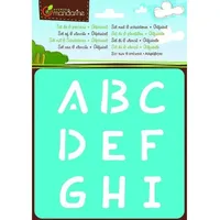 Clairefontaine Mal-Schablonen 6er-Set Alphabet