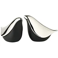 Edzard Dove Salz- & Pfefferstreuer 6 cm Schwarz/Silber