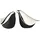 Edzard Dove Salz- & Pfefferstreuer 6 cm Schwarz/Silber