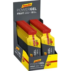 Powerbar PowerGel Fruit Red Fruit 24x41g - High Carb Energie Gel + C2MAX Einheitsgröße