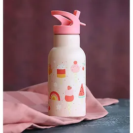 A Little Lovely Company Trinkflasche Ice-Cream Rosa 0,35 l