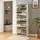 [en.casa] Lund 60 x 169 x 24 cm 5 verspiegelte Klappen / weiß