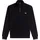 Fred Perry Half Zip SWEATSHIRT in schwarz unifarben, schwarz, NOS