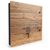 Primedeco Schlüsselkasten Magnetpinnwand mit Glasfront Holz Panel (1 St) braun