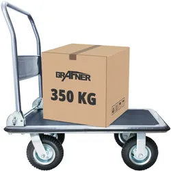 Grafner® Plattformwagen Tragkraft 350kg Transportwagen Lagerwagen Transportkarre