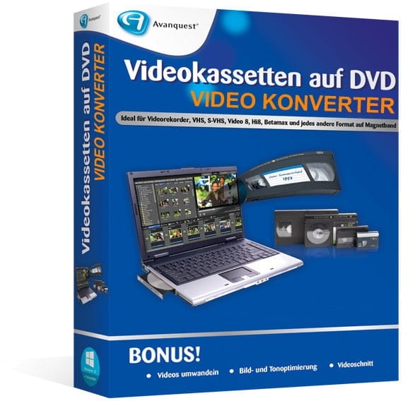 Videocassettes naar DVD - Video Converter