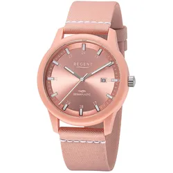 Regent BA-733 Armbanduhr Ocean Plastic Rosa