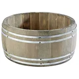 APS Table Caddy Country Style Besteckbehälter aus Holz Ø 17,5 x 8,5 cm braun