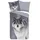 Muller Textil Wolfie grau 200 x 200 cm + 2 x 80 x 80 cm
