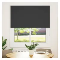 vidaXL Verdunkelungsrollo 127 x 127 cm Fenstergröße (Velux) schwarz
