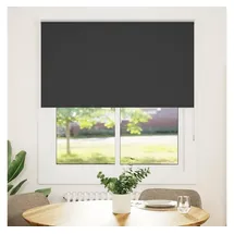 vidaXL Verdunkelungsrollo 127 x 127 cm Fenstergröße (Velux) schwarz
