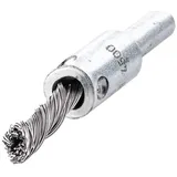 Lessmann Pinselbürste D.6mm Schaft 6mm Drahtstärke 0,25mm STA 4500min-1