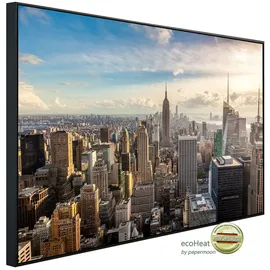 Papermoon Infrarotheizung Skyline von New York City, sehr angenehme Strahlungswärme bunt Heizkörper Heizen Klima
