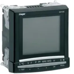 Hager SM103E Multifunktionsmessgerät Komfort.Multifunktionsmessgerät Komfort für das erfassen und analysieren von Strömen, Spannungen,