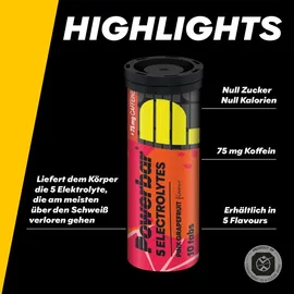 Powerbar 5Electrolytes Pink Grapefruit Tabletten 12 x 10 St.
