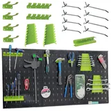 Baumarktplus Werkzeugwand 120 x 60 cm 17 tlg. Set Metall Lochwand Werkzeugaufbewahrung Lagersystem