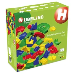 Hubelino 420473 Bahnelemente Set (55-teilig) Kugelbahn