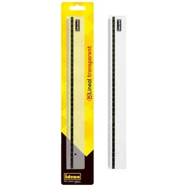 IDENA Lineal transparent 30cm Blister